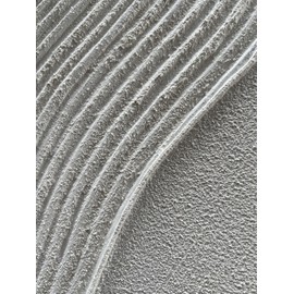 NANKAI Art 40x28 inches Hand painted Black and White Thick Texture Abstract Oil painting Modern Minimalist art Painting wall Decorative art, White,Black