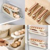 Roellgs Rolling Egg Tray Egg Holder, 2 Tier Rolling Egg