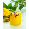 LUXU Drinking Glasses 8 oz,Thin Square Glasses Set of 4,Elegant