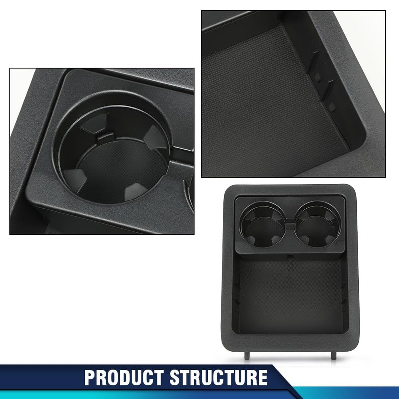 PIT66 Center Console Tray Cup Holder Bezel Compatible with 2007-2013