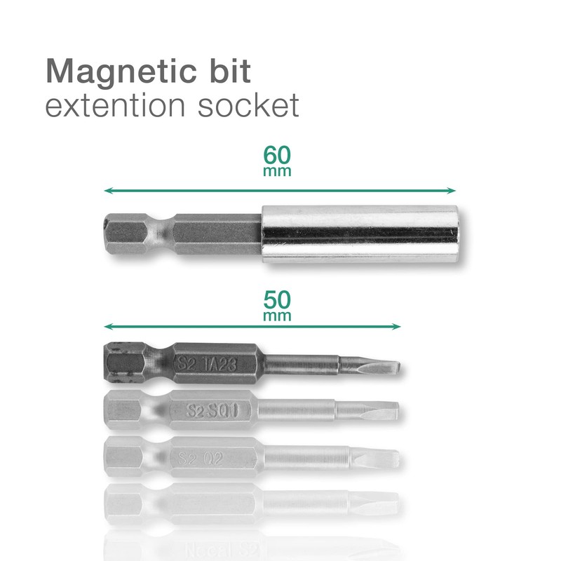 subtel 12-pc Impact Driver Bits & Precision Screwdriver Set -