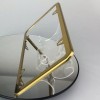 MotorVehicleParts Chevy 4 Holes Powder Coated Gold Stainless Steel License