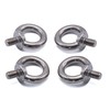 4pcs of M6 Eye bolt stainless steel 316 A4 marine