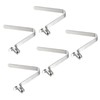 PATIKIL 8.5x5.5mm Kayak Paddle Snaps, 5 Pack Pole Push Button
