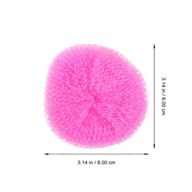 Healvian Pack of 30 Round Scouring Pads High Performance Scouring Sponges Nylon Dish Scrubber Cup Brush Scourer Washing Sponge Cleaning Brush PP Round Shoe Brush