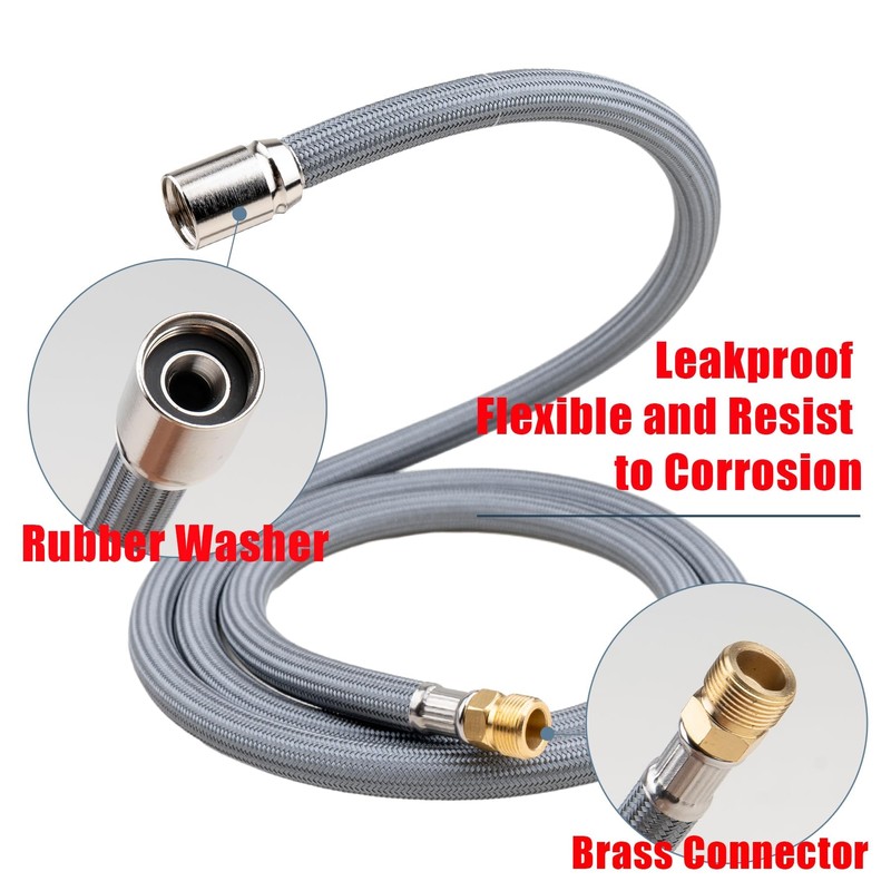 M922367-007220A Kitchen Faucet Hose Replacement for American Standard , Pull