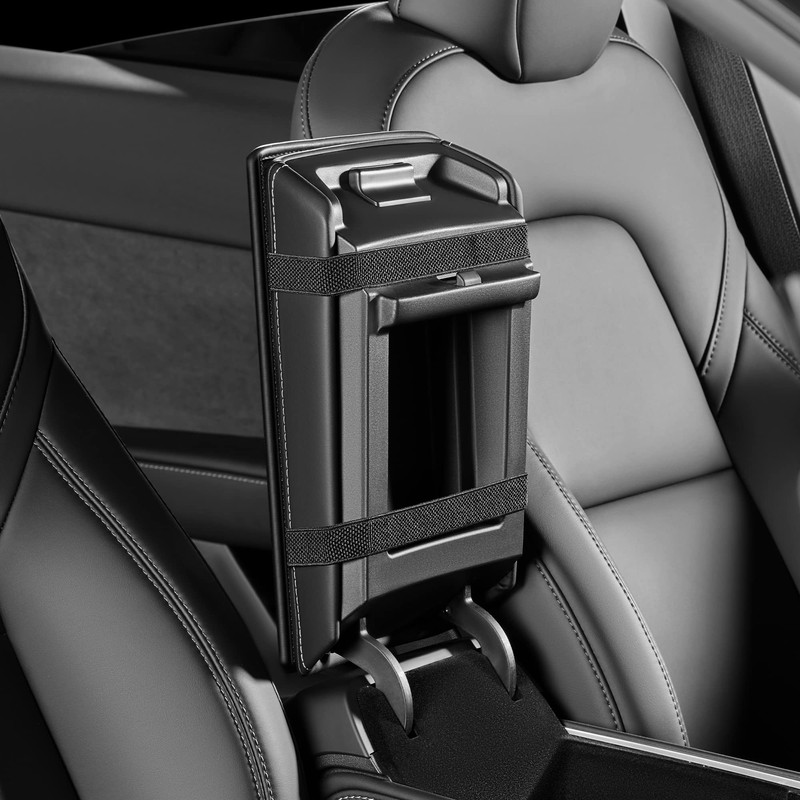HighnessHwoo Car Armrest Covers, Vehicle Center Console Cover, Middle Storage