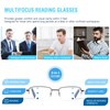Premium 2 PACK Durable Progressive Multifocus Reading Glasses for Men