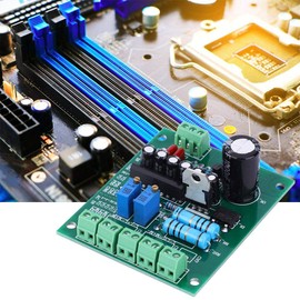 Stereo VU Meter Driver Board,AC 12V Stereo VU Meter Driver Board Amplifier DB Audio Level Meter,Use Double-Sided Circuit Board,IC with Mute Function