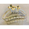 Hair Claws & Clamps Silver Plated Flower Design Hair Claws