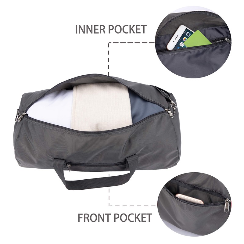 Vorspack - bolsa deportiva plegable y ligera, con bolsillo interior