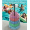 Mondazie Pool Float Holder Storage Rack, 22’’ x 63.7’’ Metal