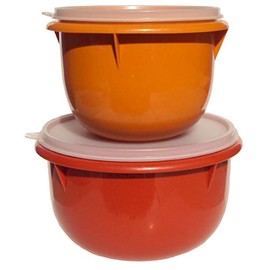 Tupperware Vintage Classic Mixing Bowl Set Harvest Colors