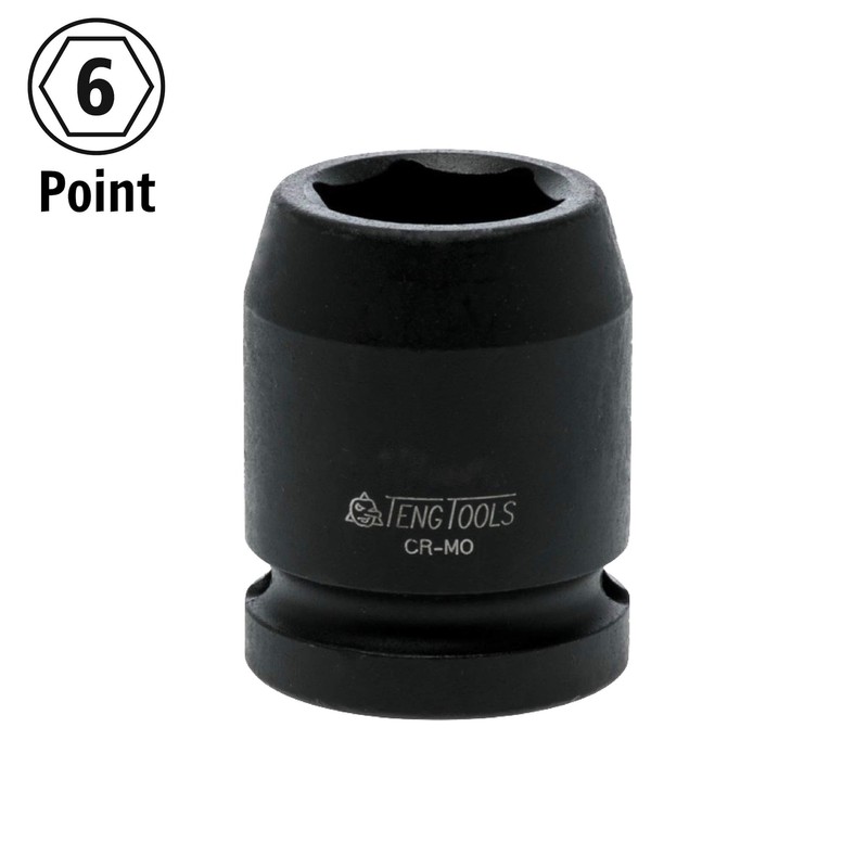 Teng 920512 12mm 1/2-inch 6-Point Impact Socket Hex Drive