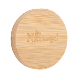 Niteangel Hamster Wheel Accessories - Fits Super-Silent, Acrylic, Cloud, Wooden Wheel Series (Bamboo Logo Cover - Small & Medium)