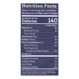 UD_Siete Kettle Chip Fuego 6-Pack 5.5 oz Hard Textured Snacks Sweet Salty Sour Flavors Baked Vegetable Fruit Contents Bulk