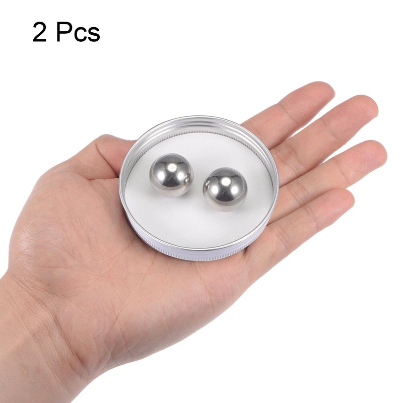 sourcing map 2pcs 20mm 201 Stainless Steel Bearing Balls G200