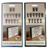 A4 Letter Tiles - 85 Letters, Numbers, and Symbols to