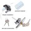 Garage Door Lock: Door Keyed T-Handle Lock Garage Door Handle