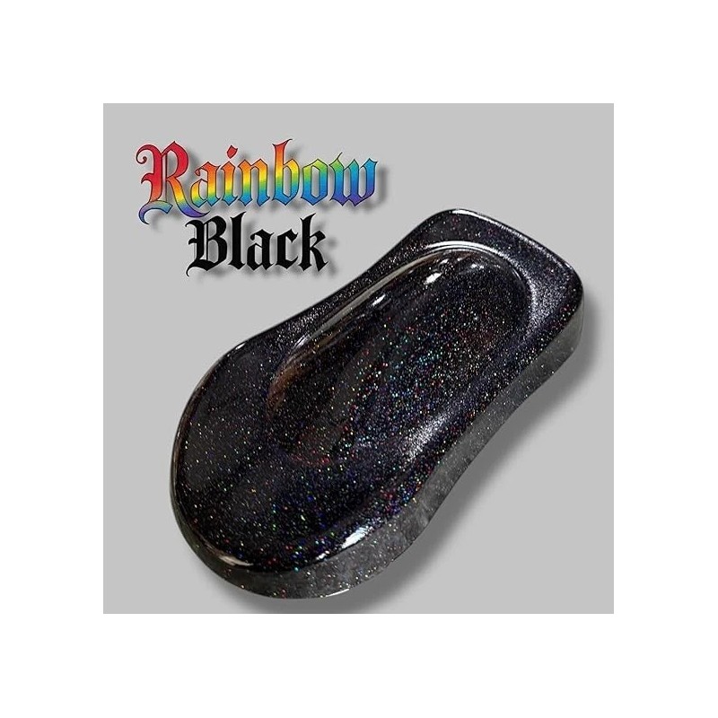 LiME LiNE Sprayable Black Rainbow Iridescent Metal Flake - 3