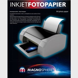 Matte Magnetic Photo Paper for Inkjet Printers, 650gm2, 8.5x11', 10 Sheets - 'Stick' to Any Metal Surface