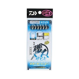 Daiwa KS Sabiki S Ami Shrimp, 6 Hooks 8 - 2.0, White