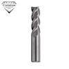 Corintian Solid carbide aluminium milling cutter, diameter 1-12 mm, three-edged,