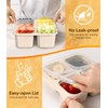 HEY BANK Snack Containers Bento Lunch Box - 8Pack Reusable