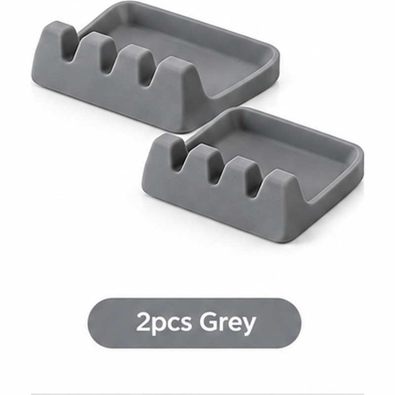 Silicone Utensil Rest for Spoons, Forks & Spatulas – Non-Slip