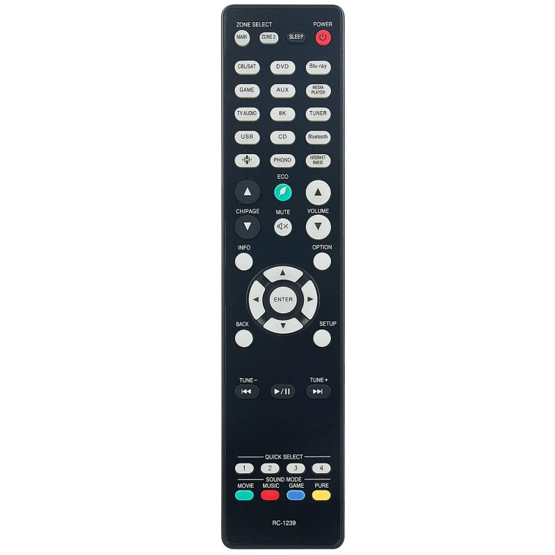 For Denon New RC-1239 Replace Remote for Denon AV Receiver