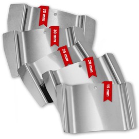 MULTIPICK Door Latch Gliders – [Pack of 5 | 15, 20, 25, 30, 35 mm] Door Latch Opening Tool – Stainless Steel Latch Glider – Locksmith Door Latch Opener – Lock Door Opening – Made in Germany