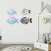 Wood Fish Hanging Ornament Wooden Fish Wall Art Decor for