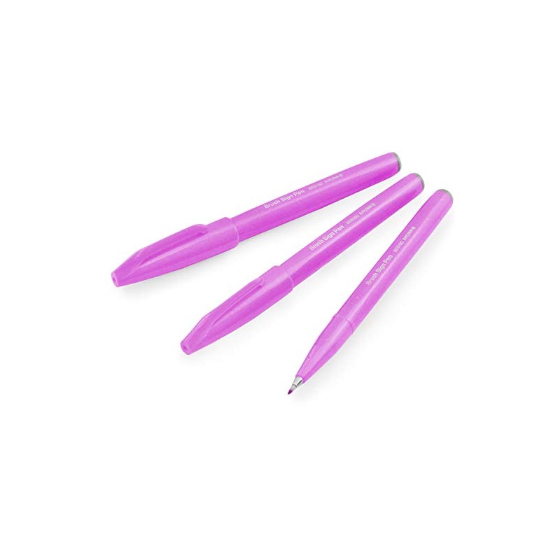 Pentel Brush Sign Pen SES15C - Brush Nib - Fibre