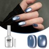 GAOY Jelly Blue Cat Eye Gel Nail Polish, 16ml Glitter