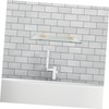 COHEALI 10pcs U Shaped Glass Shelf Brackets Durable Frameless Support
