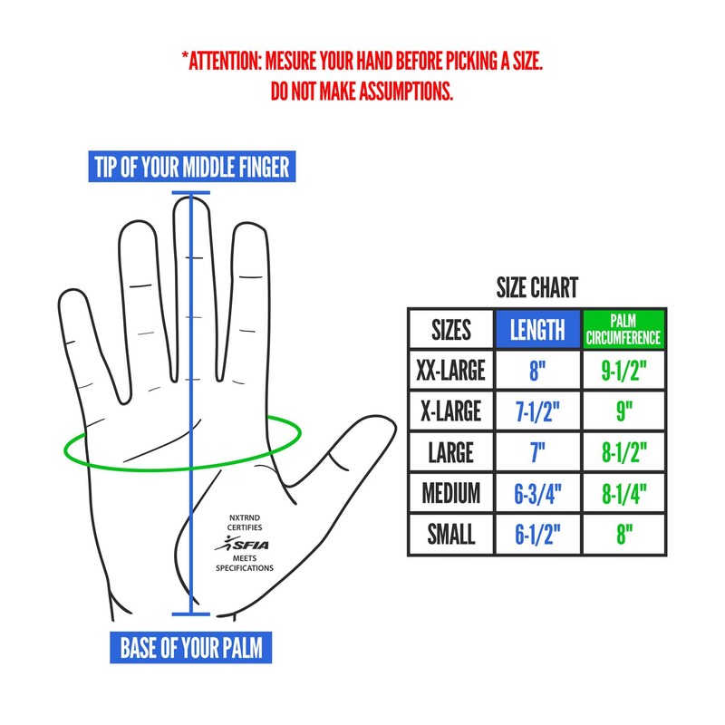Nxtrnd G3 Padded Football Gloves, Sticky Padded Receiver Gloves, Lineman