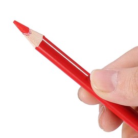 3 Colours Tattoo Eyebrow Pencil Waterproof Microblading Permanent Eyebrow Pencil for Eyebrow Lip Tattoo (Red Lead)