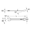 KS Tools 517.061 10mm Combination Spanner Offset