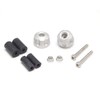 Active 60800233M Aluminum Bar End Revolver, Matte Silver, φ33-L22.5