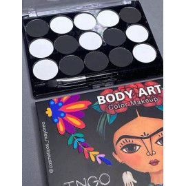 Tngo Paleta Tngo Paleta De Colores Blanco Y Negro