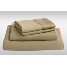 Femini Fashion My Egyptian Giza Cotton Sheets RV Short Queen Size, 16 Inches Extra Deep Pocket, 100% Giza Long-Staple Giza Cotton Bedsheet Soft Breathable Sheets - Taupe