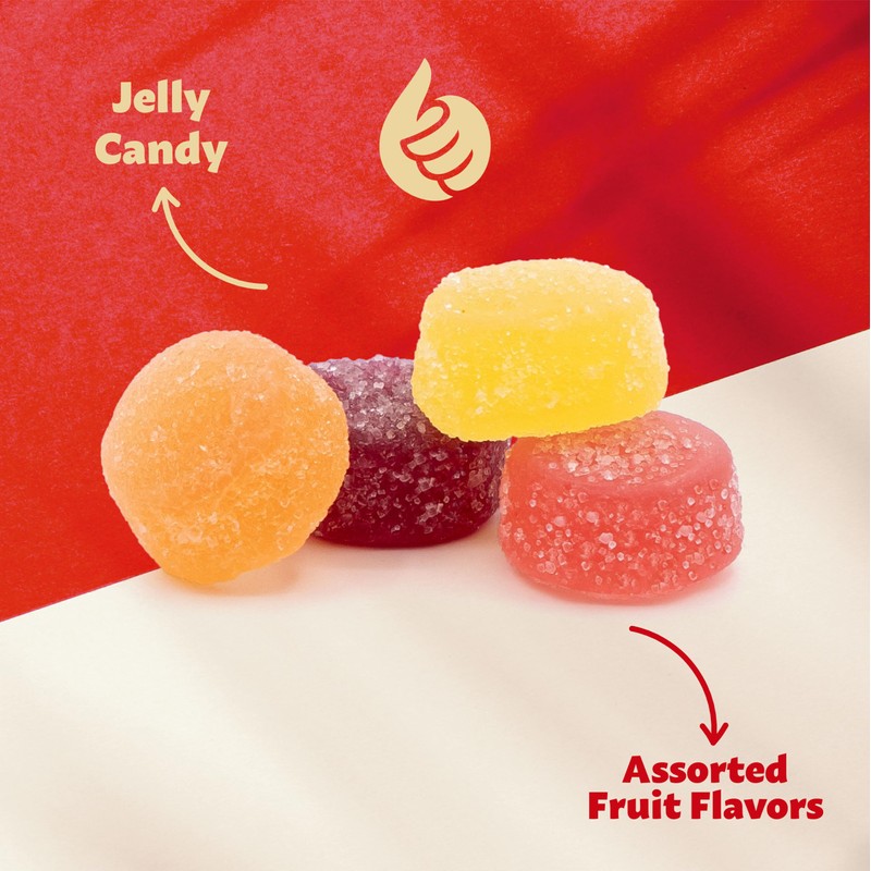 Fida Bonelle Italian Assorted Fruit Jelly Candy | 1.5 Pound