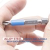 Joyangy 12pcs PH2 Magnetic Screw Head Screwdriver Bit Set, Alloy