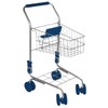 Toysmith Miniature Grocery Shopping Cart – Metal Pretend Trolley for