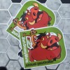 passholder Magnet Timon And Pumba 2024, Magnet And Sticker HOMEMADECOPY