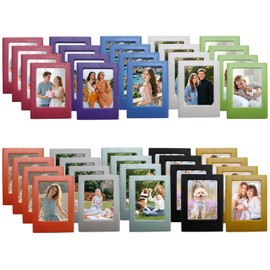 Adboros 40 Pack Magnetic Picture Frame 2x3 Picture Frame Bulk