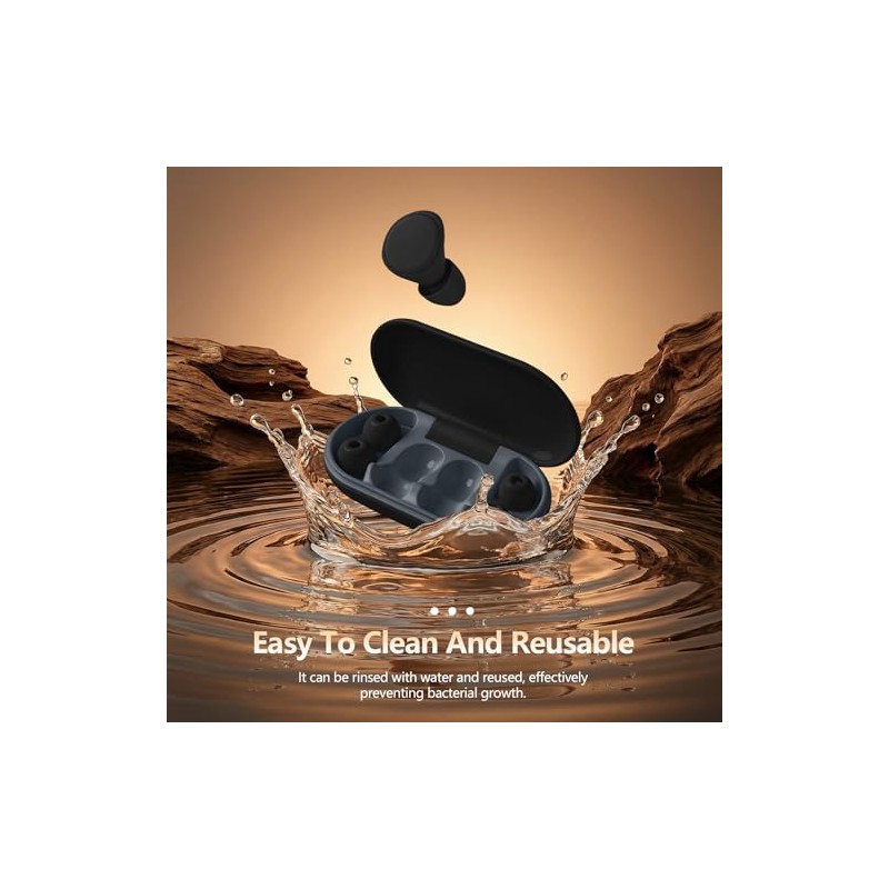 Ear Plugs for Sleeping, 36 dB Noise Cancelling, Ear Protection,