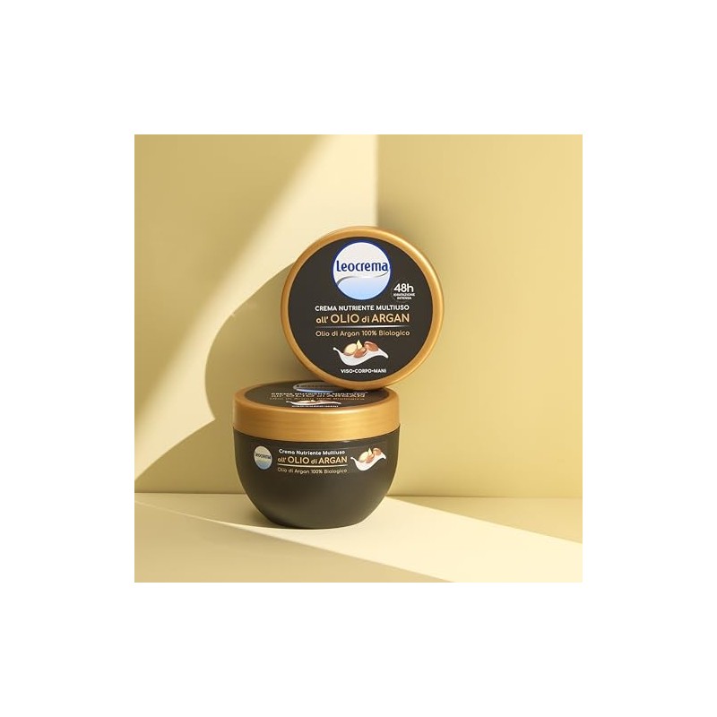 Organic Argan Oil Multipurpose Body & Face Cream - for
