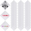 Preboun White Bandana Bulk for Sublimation Blank Bandana White Handkerchiefs