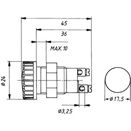 HELLA 2AA 008 592-031 Control Lamp - Halogen - 12/24V - H - Bolted